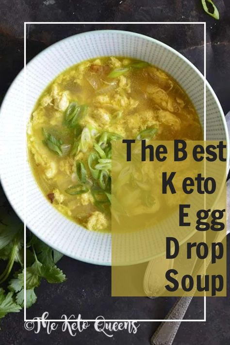 Easy Egg Drop Soup Recipe, Egg Drop Soup Easy, Keto Egg Drop Soup, Chinese Egg Drop Soup, Easy Egg Drop Soup, Homemade Egg Drop Soup, Soup Recipes Easy, Egg Drop Soup Recipe, Egg Drop Soup