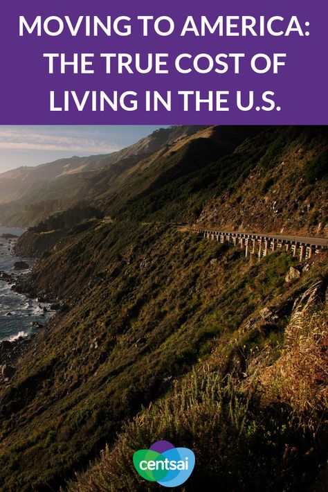 Moving to America can come with big surprises. Don't get sticker shock from the cost of living in the U.S. Learn what to prepare for today. #US #travel #wedding Moving To America, Moving Abroad, Moving Overseas, Traveling Tips, Move Abroad, Travel Pics, Cost Of Living, Love Tips, Financial Independence