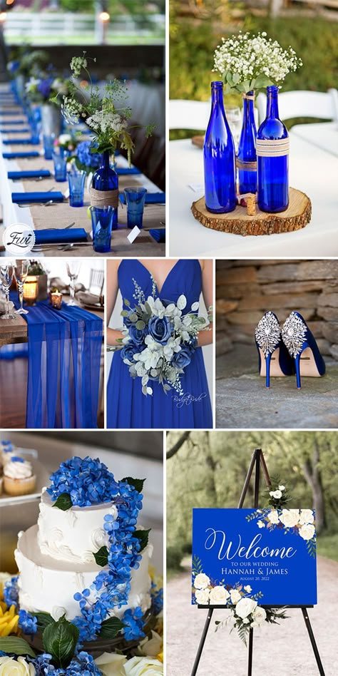 Navy And Royal Blue Wedding, Cobalt Blue Wedding Decorations, Royal Blue Wedding Theme Centerpieces Budget-bride.shop, Colbolt Blue Wedding Color Schemes, Champagne And Royal Blue Wedding, Royal Blue Boho Wedding, Royal Blue Black And White Wedding, Royal Blue And White Quinceanera Theme, Rustic Royal Blue Wedding