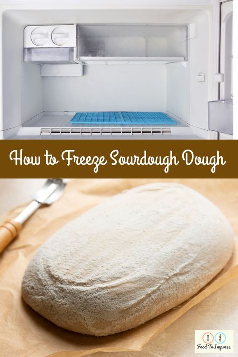 How to Freeze Sourdough Dough - Food To Impress Freezing Sourdough Rolls, How To Freeze Sourdough Bread, Freezing Sourdough Bread Dough, Freezing Sourdough Bread, Sourdough Freezer Biscuits, Sourdough Freezer Recipes, Freeze Sourdough Starter, Freezing Bread Dough, Food To Impress