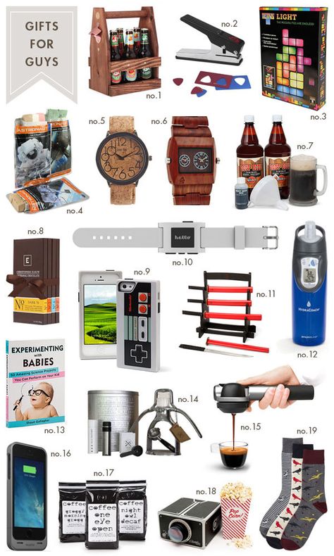 Gifts for Guys Gifts For Male Friends, Inexpensive Gifts For Men, Inexpensive Birthday Gifts, Pinterest Christmas Gifts, Guy Friend Gifts, Bday Gifts For Him, Male Friends, Thoughtful Gifts For Him, Diy Gifts For Men