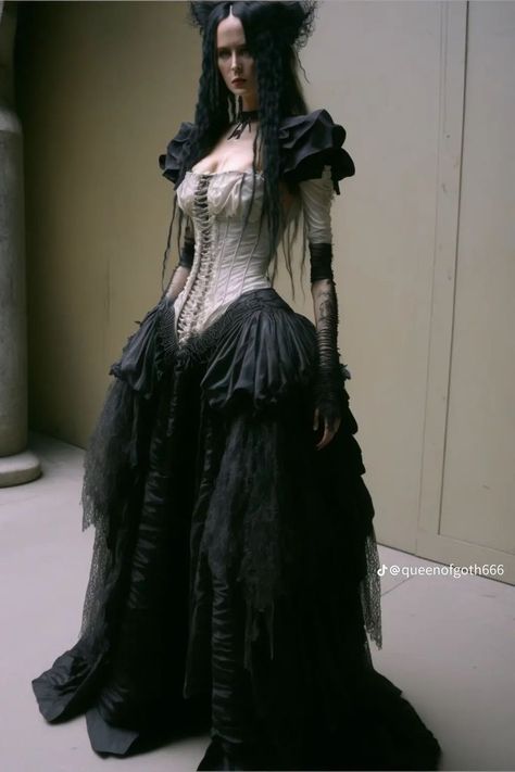 Goth Gown, Gothic Couture, Goth Wedding Dresses, Goth Prom, Victorian Wedding Dress, Vampire Clothes, Gothic Wedding Dress, Couture Gown, Fashion Moodboard