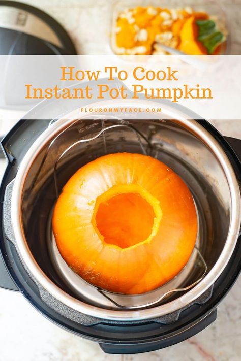 How To Make Instant Pot Pumpkin Puree Make Pumpkin Puree, Puree Recipes, Pumpkin Puree Recipes, Recipe Tutorial, Homemade Pumpkin Puree, Pumpkin Bread Recipe, Electric Pressure Cooker, Healthy Pumpkin, Vegan Pumpkin