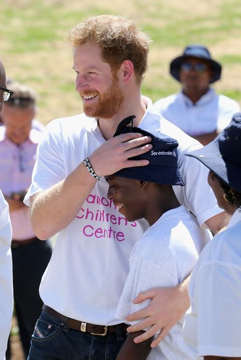 Pin for Later: Prince Harry's Return to South Africa Will Only Make You Love Him Even More Charlotte And George, William And Henry, Prince Harry And William, Prince Harry Et Meghan, Prince Harry Photos, William And Harry, Meghan Harry, Principe Harry, Prince Harry And Meghan Markle