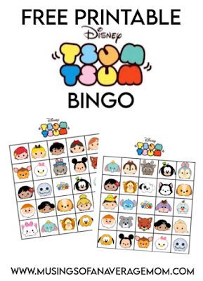 Free printable Disney Tsum Tsum bingo, 8 different cards plus calling cards Free Printable Board Games, Disney Bingo, Bingo Printable Free, Design Your Own Flag, Emotions Game, Disney Themed Classroom, Printable Games For Kids, Printable Board Games, Free Printable Games