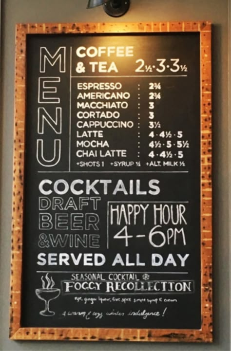 Menu Blackboard Design, Food Menu Chalkboard, Cafe Menu Blackboard, Chalk Art Menu Board, Blackboard Sign Ideas, Blackboard Menu Ideas, Chalkboard Art Menu Boards, Cafe Menu Board Design Chalk Art, Restaurant Board Ideas Chalkboards