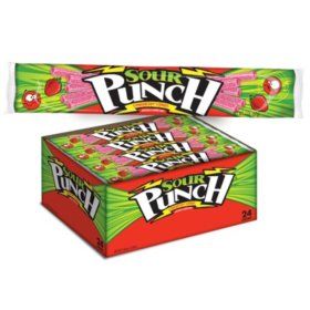 Sour Punch Straws Strawberry (2 oz., 24 ct.) Sour Punch Straws, Sour Punch, Chocolate Hershey, Candy Balls, Strawberry Candy, Candy Brands, Chewy Candy, Sour Patch, Sour Candy