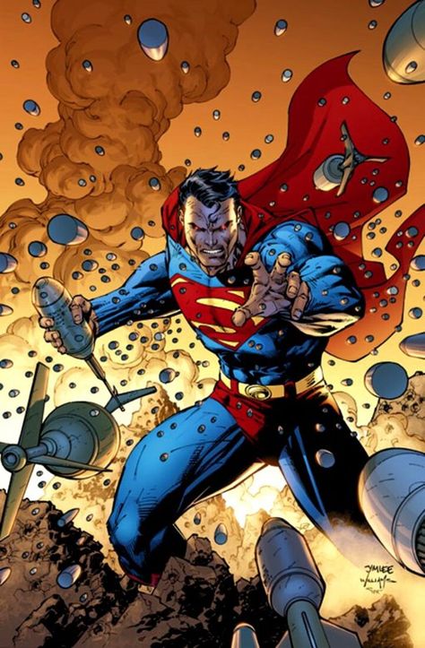 Superman Vs Darkseid, Jim Lee Superman, Jim Lee Art, Superman Gifts, Superman Artwork, Superman Man Of Steel, Superman Art, Superman Comic, Univers Dc