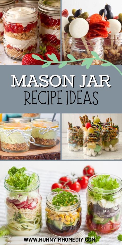 Glass Jar Meals, Mason Jar Meals Breakfast, Mason Jar Meals Noodles, Mason Jar Lunchables, Healthy Mason Jar Recipes, Noodle Jars Recipes, Jarred Recipes, Meals In A Jar Recipes Just Add Water, Mason Jar Parfait