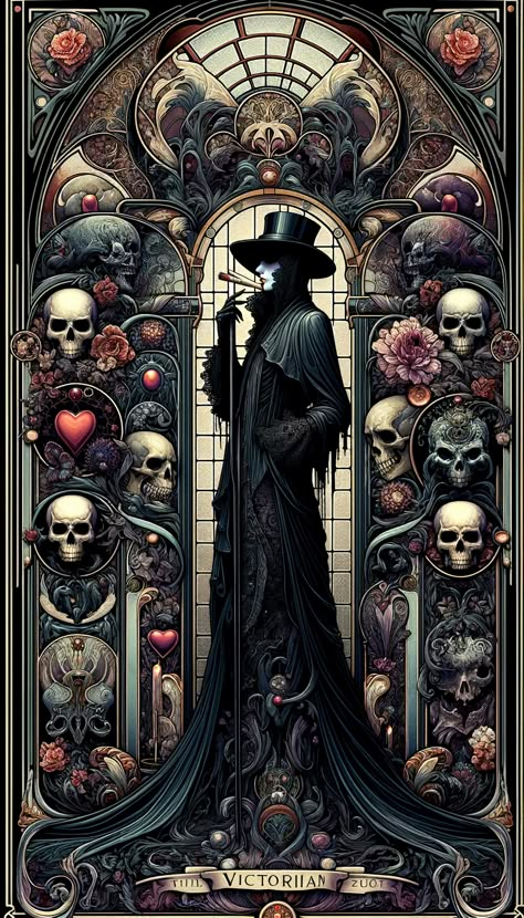 Victorian art nouveau wallpaper Art Nouveau Gothic, Cluedo Characters, Ouji Board, Dark Art Nouveau, Nouveau Wallpaper, Dark Universe, Art Nouveau Wallpaper, Board Aesthetic, Wallpapers Cartoon