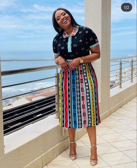 Maxhosa By Laduma Dresses, Xhosa Traditional Dresses, Couples African Outfits, South African Traditional Dresses, Traditional Dresses Designs, African Attire Dresses, African Traditional Wear, African Traditional Dresses, Traditional Attire