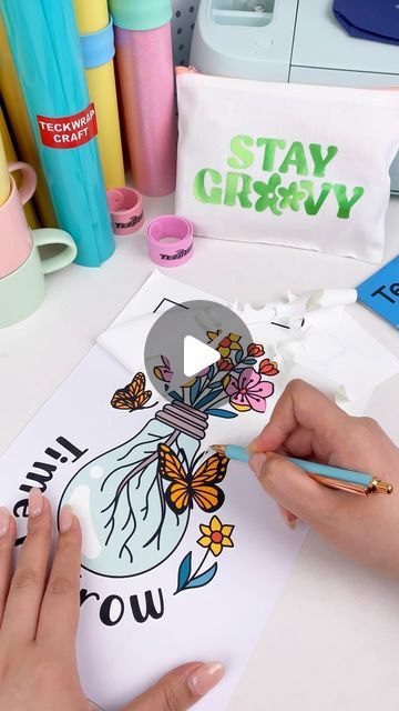 TeckWrapCraft| TeckWrap Brand on Instagram: "Woah wait till the end 👍🌟 #teckwraphtv #teckwrapvinyl #teckwrapcraft #printablepaper #heattransferpaper" Cricut Tips, Cricut Craft, Cricut Craft Room, Till The End, Paper Beads, Printable Paper, Cricut Explore, Cricut Crafts, Craft Room