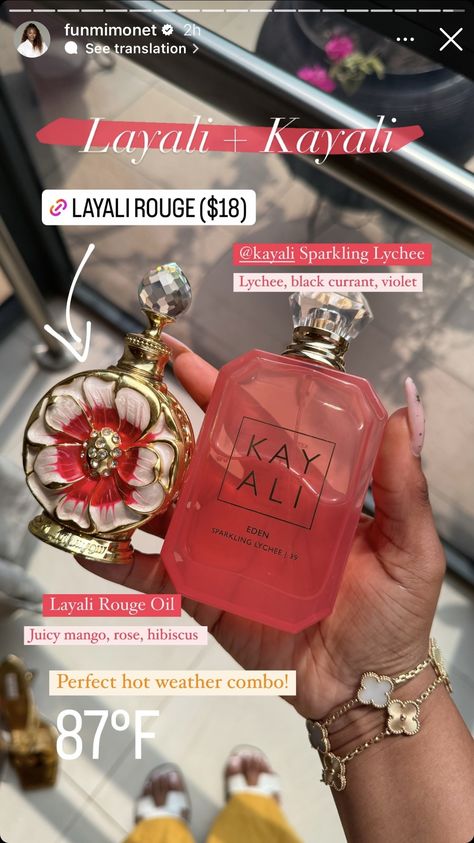 Tj Maxx Perfume Finds, Kay Ali Perfume, Kay Ali, Aesthetic Perfumes, Girls Perfume, Perfume Layering, Arabian Perfume, Her Perfume, Scented Body Oils