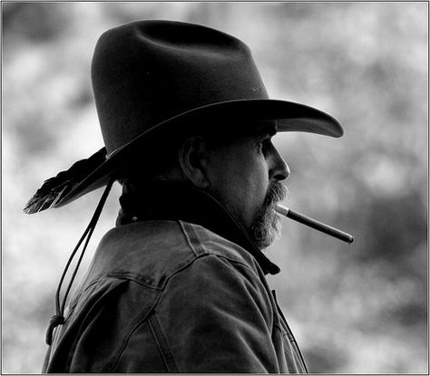 cowboy profile - Google Search Cowboy Hat Side Profile, Cowboy Hat Side View, Cowboy Side Profile, Side Profile, Silhouette Art, Bw Photo, Cowboy Hat, Photo Reference, View Image