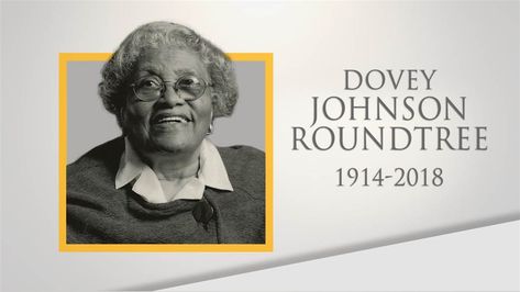 Life well lived: Civil rights attorney Dovey Johnson Roundtree dies at 104 - TODAY.com Civil Rights Attorney, A Life Well Lived, Women's History, Life Well Lived, Women In History, Civil Rights, Einstein, Historical Figures, History