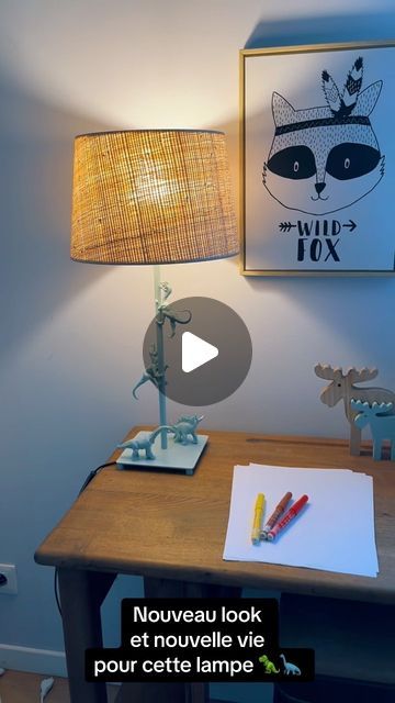 Dino Lamp, Diy Lampe, Instagram Diy, Crafts For Kids, Figurines, House Design, On Instagram, Instagram, Design