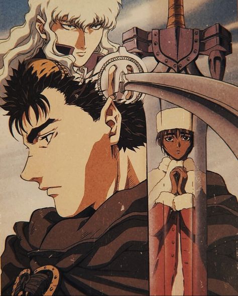 Berserk Anime 1997, Griffith Berserk, Berserk Anime, Berserk Manga, Kentaro Miura, 다크 판타지, 90s Anime, Dark Souls, Tokyo Ghoul