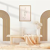 Removable Headboard, Boho Wall Decals, Arch Wall Decal, Modern Wall Stickers, Headboard Decal, Boho Headboard, Arch Wall, Brown Wall, Brown Walls