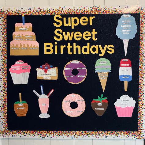 Classroom Decor For Birthdays, Birthday Theme Bulletin Board Ideas, School Birthday Board, Birthday Board Ideas For Work Hospital, Employee Birthday Bulletin Board Ideas, Birthday Wall Ideas For Classroom Preschool, Work Birthday Board, Fun Birthday Board Classroom, Office Birthday Bulletin Board Ideas