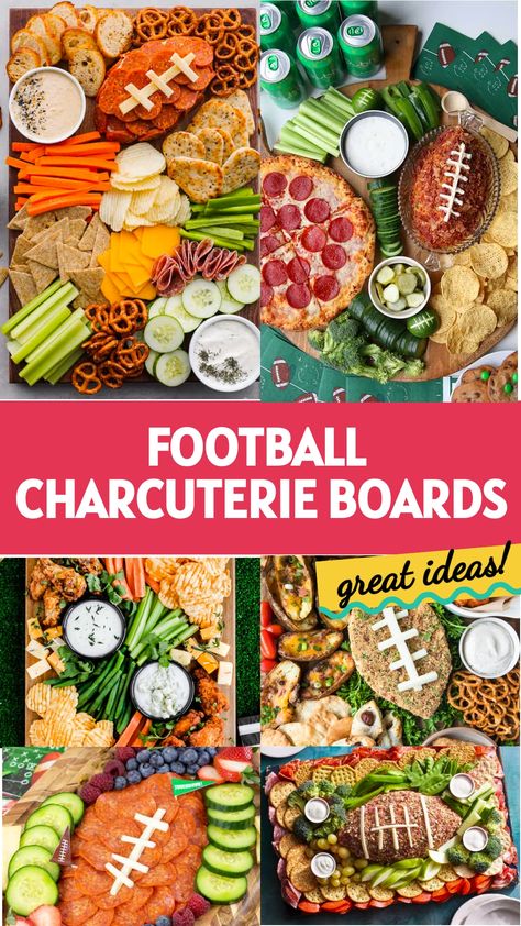 Looking to elevate your game day spread? Check out these delicious and creative football-themed charcuterie boards perfect for serving up during football season. Whether you're hosting a tailgate or watching the game at home, these charcuterie boards are sure to score big with your guests. From savory meats and cheeses to fresh fruits and nuts, there's something for everyone to enjoy while cheering on your favorite team. Impress your fellow fans with these tasty charcuterie board ideas designed Football Party Charcuterie Board Ideas, Charcuterie For Tailgating, Football Tailgate Charcuterie Board, Tailgating Charcuterie Board, Gameday Charcuterie Board, Chip Charcuterie Board Ideas, Football Game Charcuterie Board, Football Theme Charcuterie Board, Tailgate Charcuterie Board Ideas