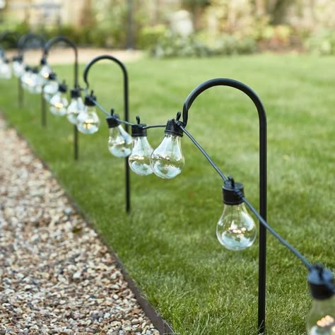 Zen Wedding, Black Shepherd, Garden Lighting Ideas, Festoon Lights, Creative Elements, Landscape Designs, Festoon Lighting, Outside Ideas, Garden Path