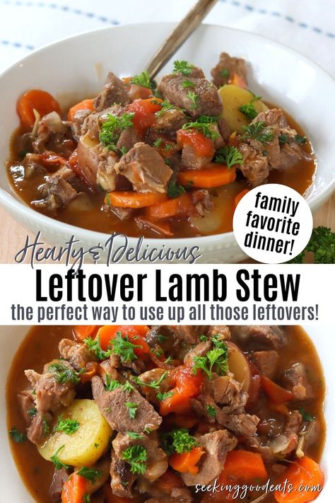 Lamb Casserole Recipes, Leftover Lamb Recipes, Healthy Stew Recipes, Leftover Roast Lamb, Lamb Roast Recipe, Lamb Casserole, Healthy Stew, Leftover Lamb, Lamb Stew Recipes