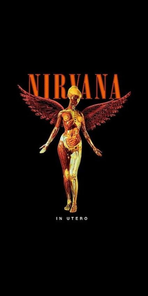 Nirvana Aesthetic, Nirvana Wallpaper, Nirvana Art, Nirvana Poster, Nirvana Logo, Metallica Art, Rock Poster Art, In Utero, Rock Band Posters