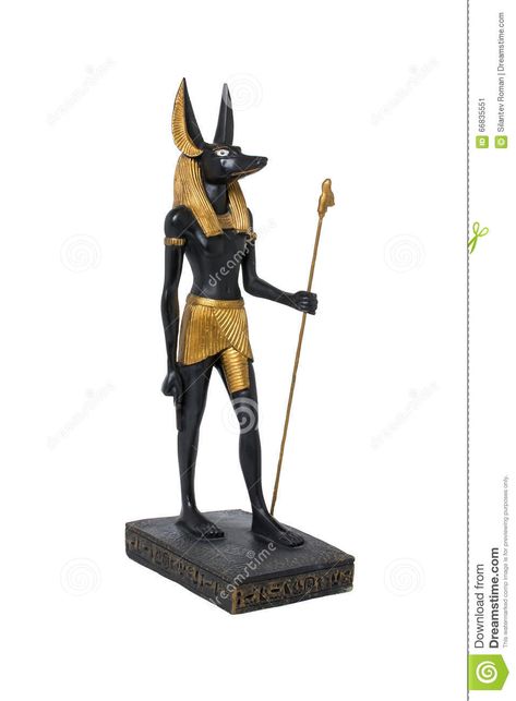 Golden statue of Anubis Ancient Egyptian statue of Anubis by Silantev Roman Anubis Drawing, Ancient Egyptian Statues, Ancient Egyptian, Stock Images, Stock Photos, Statue, History, Drawings