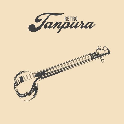 Retro Tanpura Stock Illustrations Tanpura Aesthetic, Retro Pakistan, Music Instruments Illustration, Minimalist Graphic Design, Durga Painting, Indian Music, Cute Emoji Wallpaper, Indian Aesthetic, Emoji Wallpaper