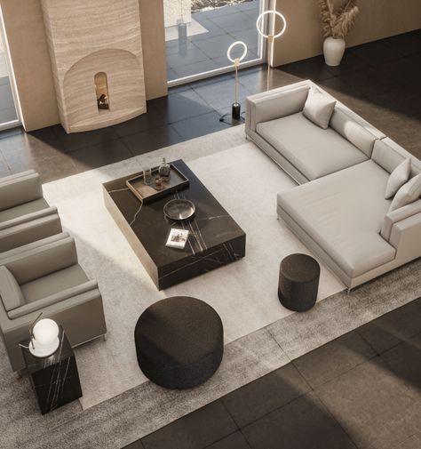 Luxury Furniture Living Room, Rove Concepts, Modern Sofa Designs, Mid Century Modern Sofa, Modern Sofa Sectional, Modern Sofas, Custom Sofa, Contemporary Luxury, Cushion Filling