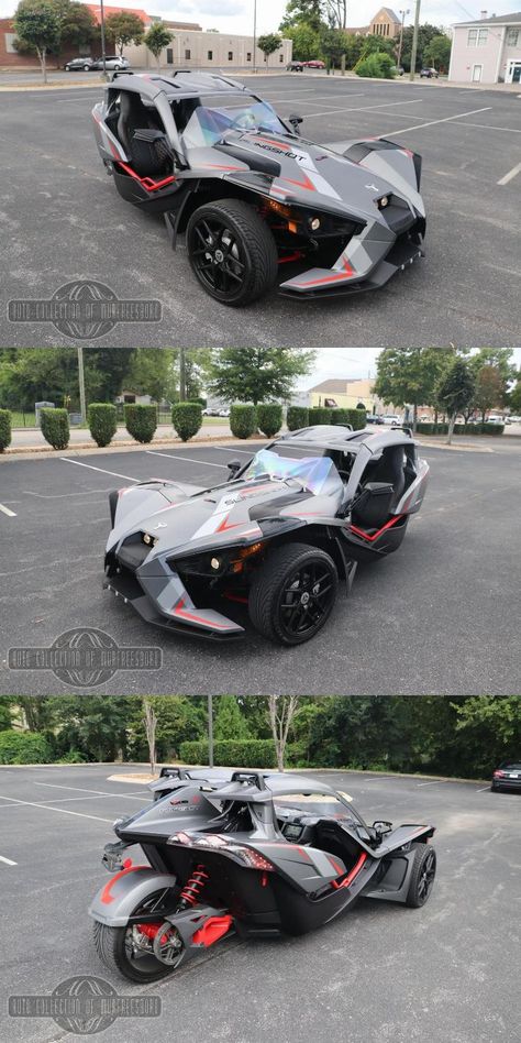 2018 Polaris Slingshot Grand Touring LE Polaris Slingshot Car, Polaris Slingshot Custom, Slingshot Bike, Custom Slingshot, Slingshot Car, Sling Shots, Polaris Slingshot, Can Am Spyder, Sling Shot