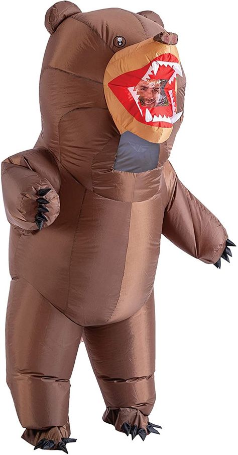 Cute Group Halloween Costumes, Best Friend Halloween Costumes, Inflatable Costumes, Adornos Halloween, Bear Costume, Up Costumes, Group Halloween Costumes, Brown Suits, Adult Halloween Costumes