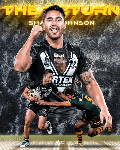 The man returns back to the test arena. Welcome back @shaun_johnson90 #rugbyleague #footy #testfooty #international #nrl #shaunjohnson #sj #fyp #explorepage #explore #smsport #sportsdesignershub #sportdesign #sport Shaun Johnson, Rugby Logo, Rugby League, The Test, Sports Design, Rugby, Welcome Back, The Man, Quick Saves