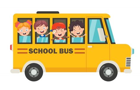 Cartoon School Bus, Bus Cartoon, Cartoon Silhouette, Retro Bus, Cute Vans, Yellow School Bus, Graphic Design School, School Illustration, School Images