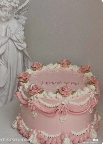 French Birthday Cake, Pastel Pink Cake, Elegant Pink Cake, Couqutte Cake, Pink And White Vintage Cake, Couqutte Birthday Cake, Pink Vintage Cake Round, Two Tier Vintage Cake Pink, Victorian Cakes