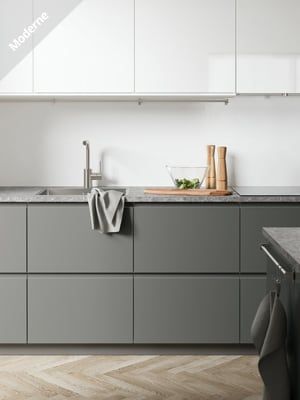 Cucine Metod Ikea, Voxtrop Ikea Kitchen Grey, Metod Kitchen Ikea, Ikea Grey Kitchen, Ikea Kitchen Metod, Ikea Voxtorp Kitchen, Metod Ikea Kitchen, Voxtorp Kitchen, Voxtorp Ikea