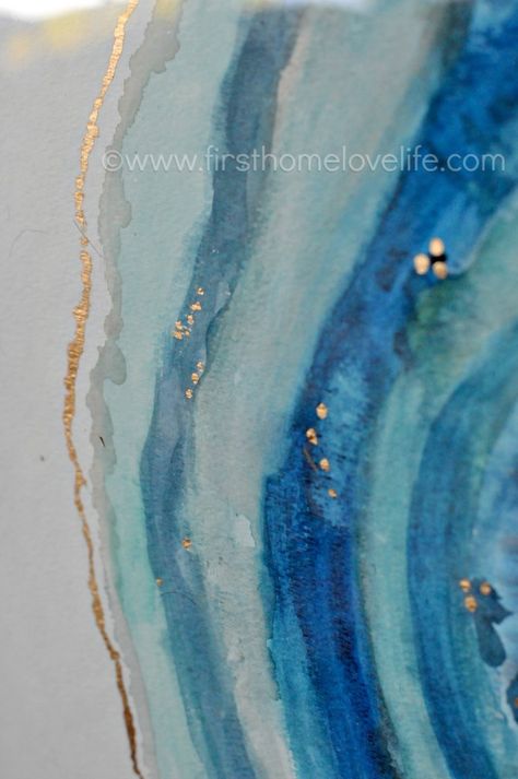 Unique Acrylic Nail Designs, Nails Unique, Agate Art, Acrylic Paintings On Canvas, Nail Designs Ideas, Unique Acrylic Nails, Paintings On Canvas, Diy Watercolor, Watercolor Inspiration