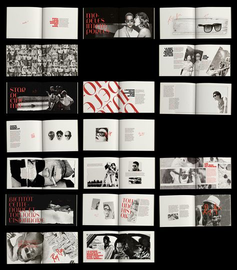 Brochure _ Ray-Ban Zine Contents Page, Brand Report Design, Brand Booklet Design, Fashion Zine Inspiration, Brochure Design Fashion, Process Book Design, Fashion Brochure Design, Fashion Book Cover, Editorial Magazine Design