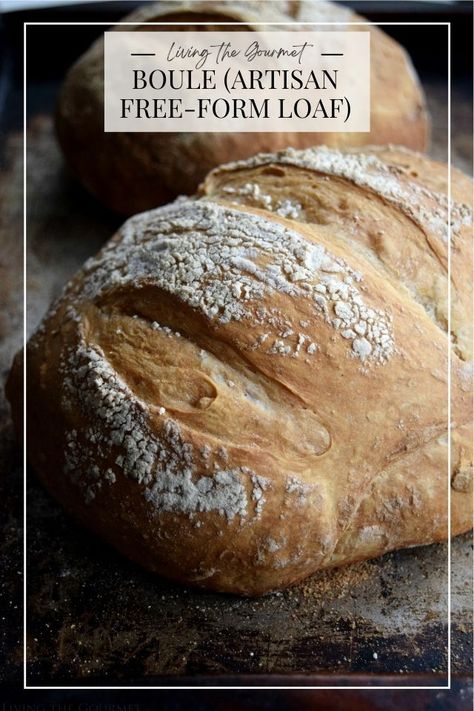 Artisan French Bread Recipe, Boule Bread Recipe, Boule Bread, Boule Recipe, Vladimir Horowitz, French Loaf, Homemade Baked Bread, French Bread Recipe, Bread Muffins