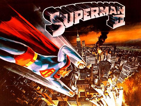 Superman 2 Vintage Movie Poster Man of Steel Christopher Reeve DC Comics Superheroes Superhero Christopher Reeve Superman, 1366x768 Wallpaper, Superman 2, Superman Movies, Superman Art, Christopher Reeve, Austin Powers, Lois Lane, Movie Poster Art