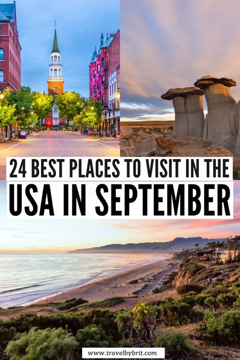 Best Us Vacations, September Travel, Vacations In The Us, Best Places To Vacation, Fall Vacation, Best Vacation Destinations, Best Vacation Spots, Relaxing Vacations, Fall Travel