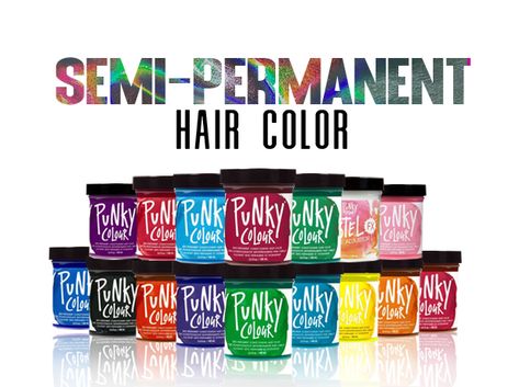 Punky Colour Punky Colour Hair Dye, Splat Purple Hair Dye, Pretty Hair Cuts, Punky Color, Vermillion Red, Semi Permanent Hair Color, Hair Color Purple, Semi Permanent, Hair Color And Cut