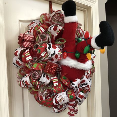 Excited to share this item from my #etsy shop: Upside down Tangled Santa Legs Christmas Wreath with Plastic Lights and gifts all around Santa. A fun and festive Christmas wreath that will Santa Wreaths Diy, Christmas Whreat, Santa Wreath Diy, Door Painting Ideas, Sliding Gate Design, Entry Organizer, Fun Christmas Wreaths, Front Door Wreaths Diy, Gate Design Modern