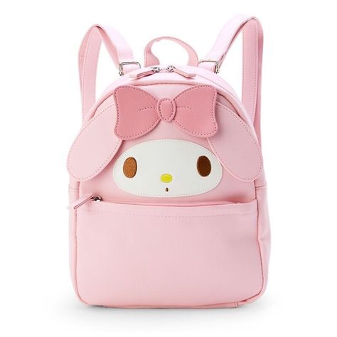 Sanrio Original My Melody Face Shaped Backpack Pink Bag Daypack 9.8"X8.3" My Melody Face, Sanrio Backpack, Sanrio Bag, Anime Bag, Cute Mini Backpacks, Kawaii Backpack, Sanrio My Melody, Cartoon Backpack, Simple Backpack