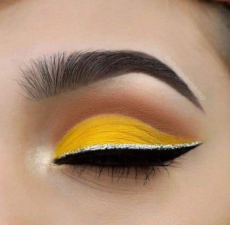 Yellow Eye Makeup, Make Up Designs, Maquillage On Fleek, Yellow Makeup, Givenchy Beauty, Yellow Eyeshadow, Makeup Sephora, Bridal Eye Makeup, Make Up Inspiration