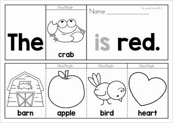 This book contains a collection of 40 Pre-Primer sight words flip books in black and white as well as color. Each flip book is followed by a writing worksheet f Color Flip Book, Sight Word Booklets, Prek Literacy, Lavinia Pop, Alphabet Letter Activities, Word Building Activities, Pre Primer Sight Words, Preschool Sight Words, Sight Word Fluency