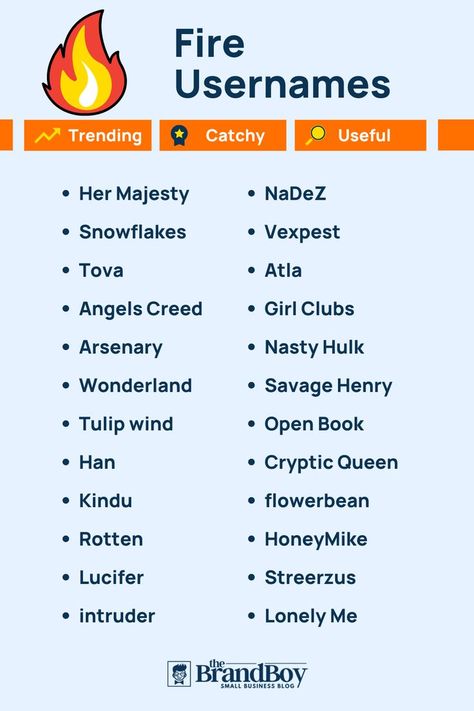 Fire Usernames Fire Username, Funny Usernames, Cool Usernames, Usernames Ideas, Username Generator, Instagram Username, Instagram Username Ideas, Username Ideas, Aesthetic Names