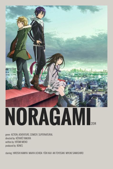 noragami minimalist/alternative anime poster Anime Movie Poster, Noragami Bishamon, Noragami Manga, Noragami Anime, Anime Suggestions, Film Posters Minimalist, Poster Anime, Animes To Watch, Anime Printables