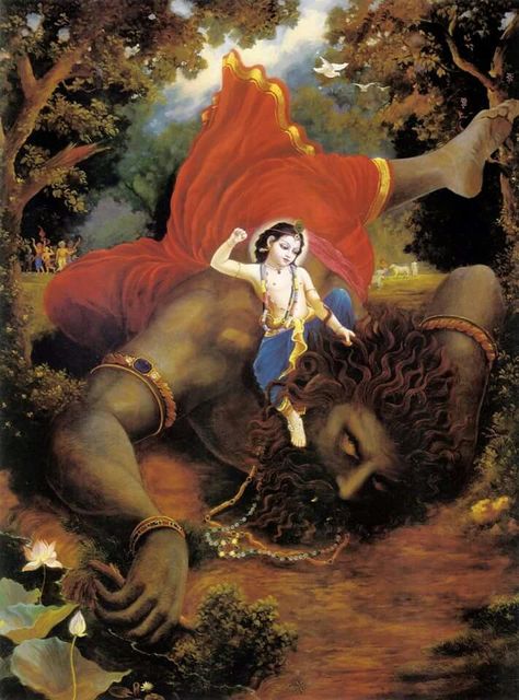 SRI BALARAMA KILLS THE DEMONS Krishna Lila, Krishna Avatar, Krishna Leela, Hinduism Art, Vedic Art, Goddess Artwork, Lord Krishna Wallpapers, Krishna Radha Painting, Radha Krishna Images