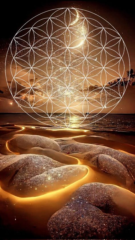 Oneness Art, Sacred Geometry Wallpaper, Sacred Geometry Background, Yoga Studio Design, Screen Savers Wallpapers, Sacred Geometry Art, Geometry Art, Light Energy, Fantasy Art Landscapes